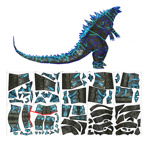 Gotzila / Archivos Papercraft (envio X Mail)