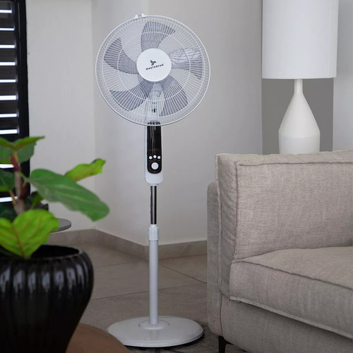 Ventilador Pedestal Apolo Blanco 16 Masterfan 40.64 Cm 60hz Blanco Plástico 5