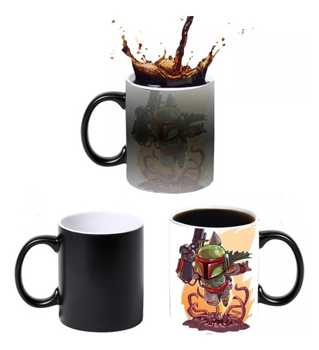 Mug Taza Pocillo Mágico S T A R W A R S Guerragalaxias