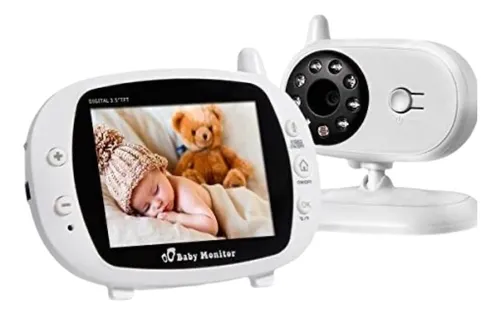 comprar Babá Eletrônica Sem Fio Visão Noturna Tela Grande Wireless