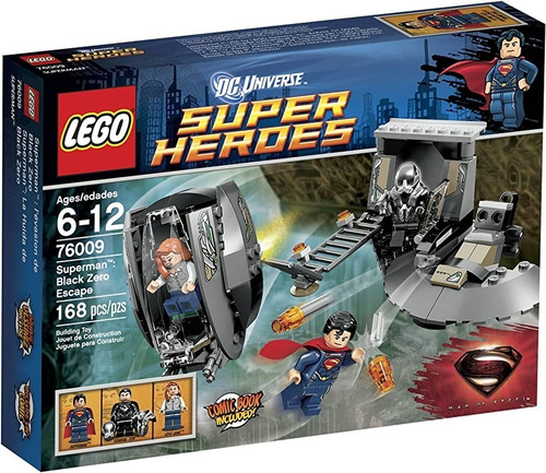 Lego Super Heroes 76009 Superman Black Zero Escape Original