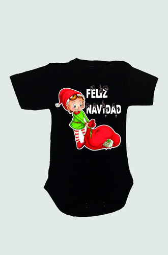 Body-pilucho Manga Corta Modelo Navidad Niño Regalo