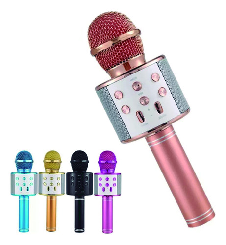 25pz Microfono Inalambrico Bocina Bluetooth Karaoke Usb
