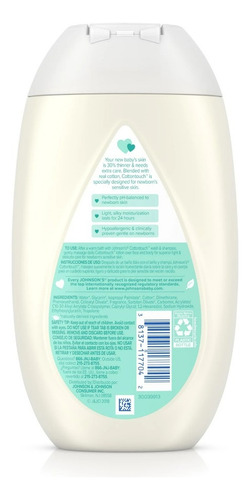 Johnson's Cottontouch Loción P/ Rostro Y Cuerpo Bebé 400ml