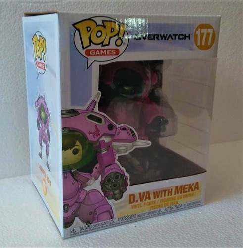 Funko Pop D.va Con Robot Mecha Overwatch Dva Meka Figura (Usado)
