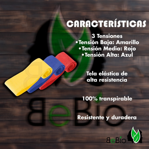 Banda Elastica Circular De Tela X3 30cm Entrenar Gluteos Fit
