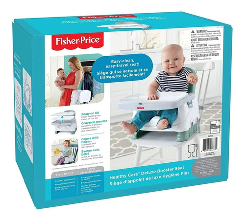 Cadeirinha Da Alimentação Limpeza Fácil Booster Fisher Price