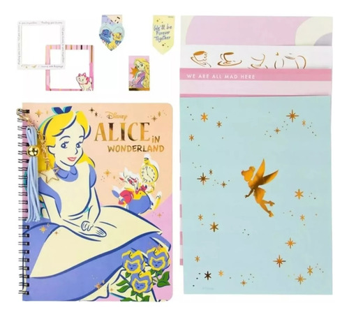 Set Alicia Crea Tu Propio Diario Libreta Y Accesorios
