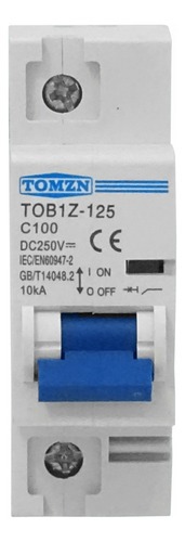 Tomzn 100a 250vdc Interruptor Automatico Termomagnetico C100