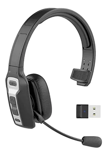 Auriculares Bluetooth, auriculares inalámbricos con micrófono con  cancelación de ruido y dongle USB, auriculares inalámbricos de tiempo de