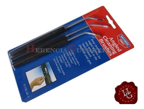 Imagen 4 de 7 de Kit Cepillos Angulados Birchwood Limpieza Armas