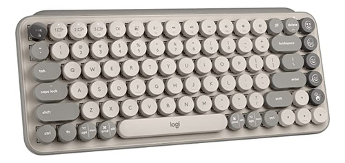 Teclado Inalambrico Mecanico Pop Keys Con Teclas Emoji Usb Teclado Mist Idioma Español Latinoamérica