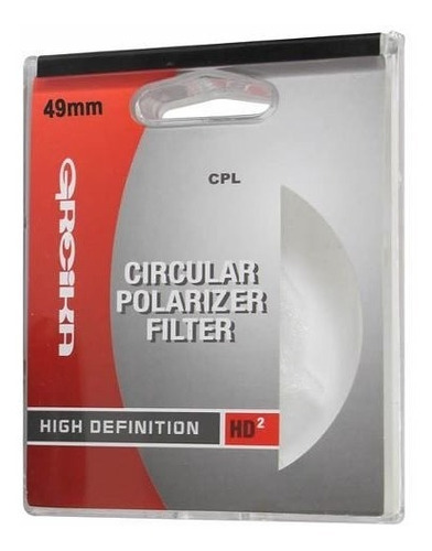 Filtro Greika 49mm Cpl Polarizador Para Cameras Canon Nikon
