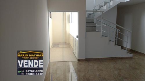 Imagem 2 de 14 de Casa Para Venda Em Rio Das Ostras, Recreio, 3 Dormitórios, 2 Suítes, 3 Banheiros, 1 Vaga - _1-2015755