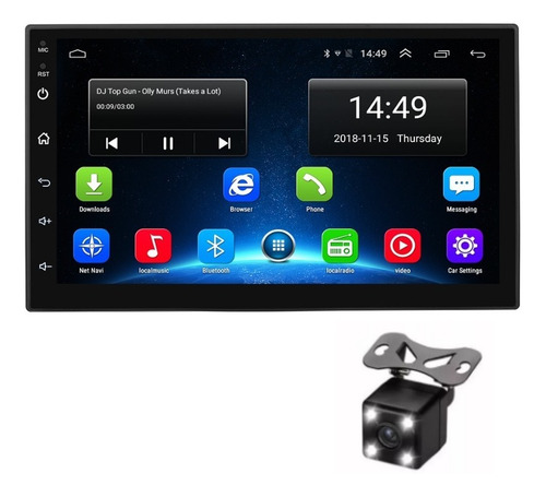 Imagen 1 de 10 de Radio Multimedia Android Wifi + Camara Reversa + Instalacion