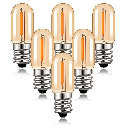 Bombillas Led E12 De Candelabro Lámpara De Sal, 0.6 Va...