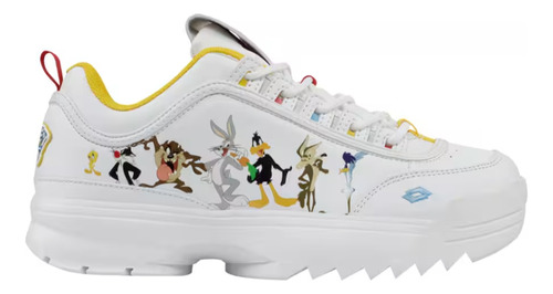 Tenis Lotto Looney Tunes Blancos