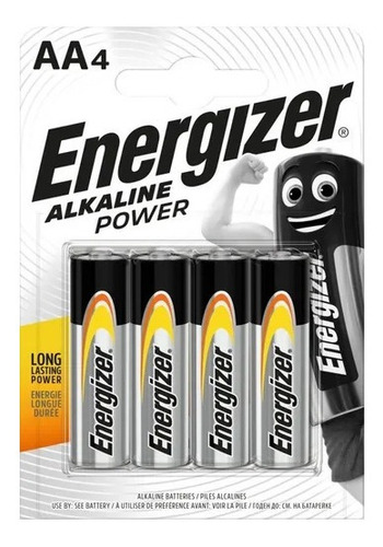 Bateria Energizer Aa4 Blister 4 Unidades