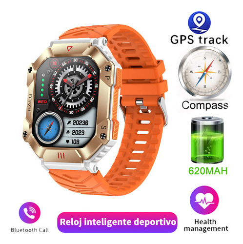 Reloj Inteligente Hombres Brújula (responder/llamar) 650mah