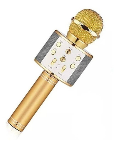 Microfono Karaoke Bluetooth 838 + Parlante Inalambrico Luces