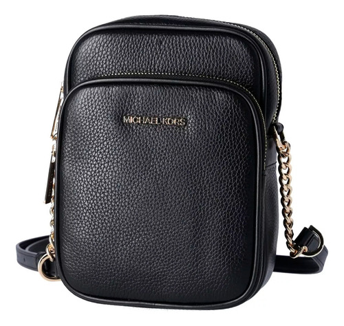 Bolsa Tote Michael Kors Jet Set Travel Medium Color Negro