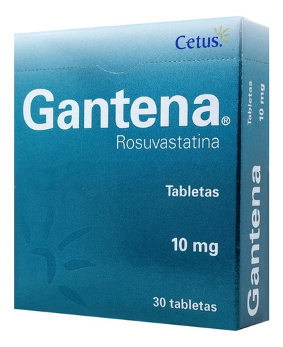 Gantena Tabletas 10 Mg, 30 Tabletas
