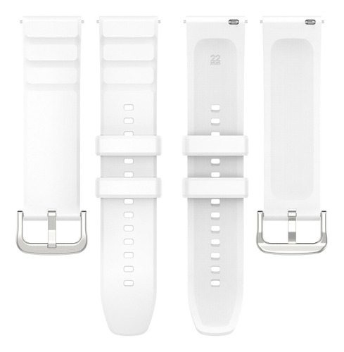 Pulseira 22mm Classica Compativel Com Amazfit Gtr 4 Cor Branco