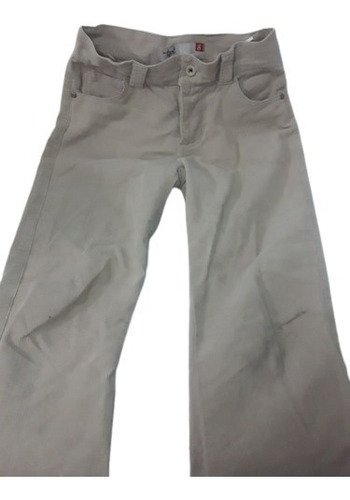 Pantalon De Pana Caqui Niña Talla 8 