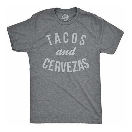 Camiseta Divertida De Tacos Y Cervezas Para Hombre Para Vaca