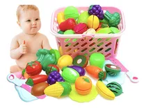 Comprar Niños Juguetes Cocina Cortar Frutas Y Verduras 23 Artículos