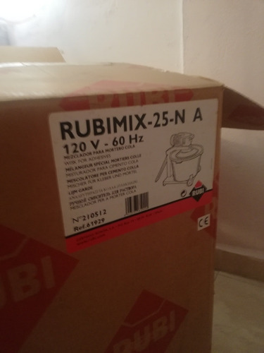 Imagen 4 de 4 de Mezclador De Pego Eléctrico Rubimix - 25-n Rubí