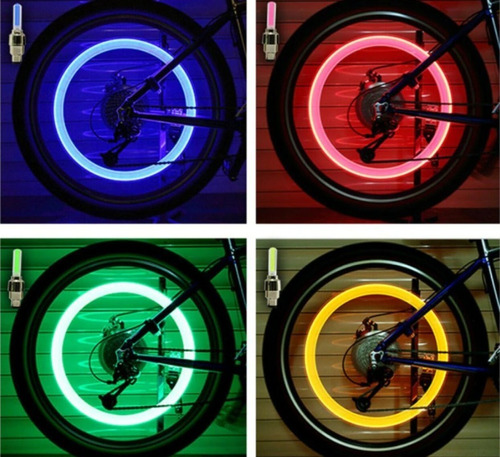 Luces Para Llantas De Bicicleta, Moto, Auto.