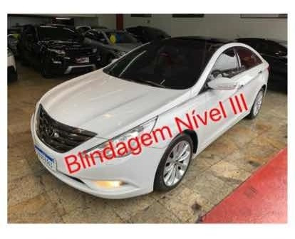 Hyundai Sonata 2.4 Gls 2013 Branco+teto+banco Caramelo