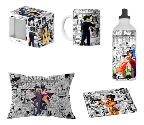 Cowboy Bebop Paquete De Regalo Anime, Spike, Faye Valentine