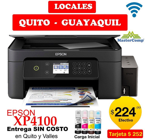 Impresora Epson Xp4100 Duplex Tactil Wifi Mejor L3110 L3150