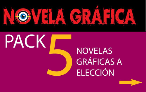 Pack X 5 Novelas Gráficas A Elección - Latinbooks - Clásicos