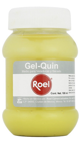 Imagen 3 de 3 de Medio Veladuras Y Acelerador De Secado Óleo, Gel-quin 100 Ml