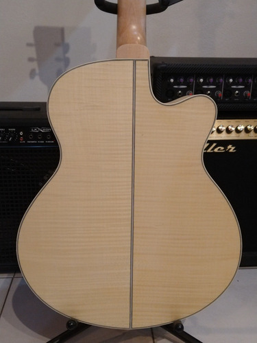 Imagen 10 de 10 de Guitarra Electroacústica Zurda Corte Midland Lw-436