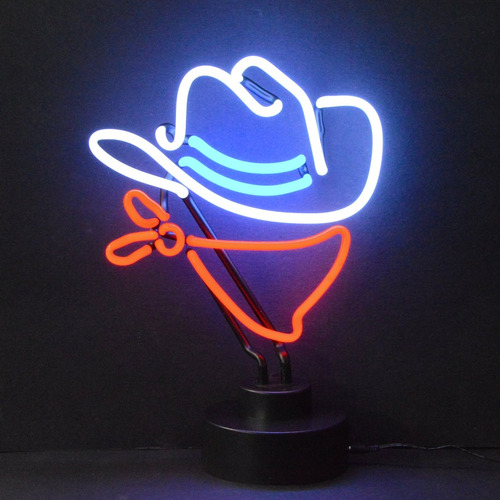 Neonetics Escultura Letrero Neon Vaquero