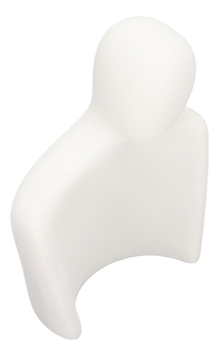 Collar De Maniquí De Resina Blanca Con Soporte Para Busto