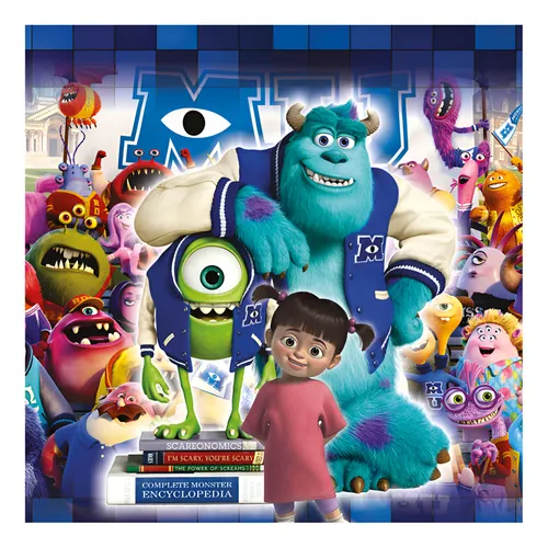 Mantel Monsters Inc University Monstruos Cumpleaños Fiesta