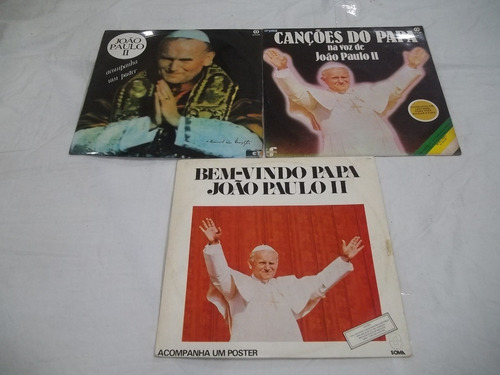 Lp Vinil -  Papa João Paulo Ii - 3 Discos