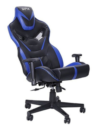 Cadeira Gamer Dpx Gt9 Azul Suporta Até 150kg Material do estofamento Couro sintético