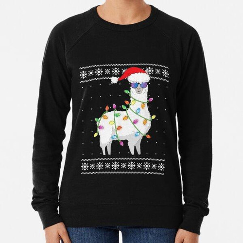 Buzo Luces Navideñas De Alpaca Suéter Navideño Feo Camisa Na