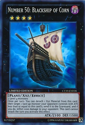 Yugioh!!! Number 50: Blackship Of Corn - Ct10-en018 - Super 