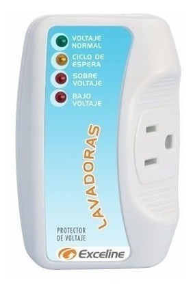 Imagen 2 de 2 de Protector De Voltaje Lavadoras Exceline Tienda Fisica
