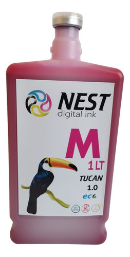 Nest Digital Tinta Eco Solvente Tucán X 1 Litro Magenta