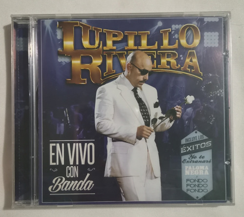 Lupillo Rivera En Vivo Con Banda Cd Original Nuevo Sellado 