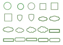 Comprar 20 Matrices P\u002F Maquinas De Bordar Festones Para Parches 