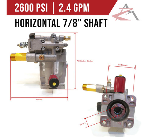 Bomba De Lavadora Presión Para Excell Xr2500 Xr2600 Xc2600